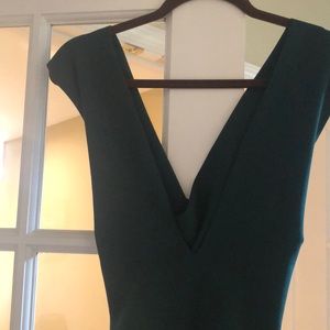 Lulus jumpsuit with wide leg pants, open back